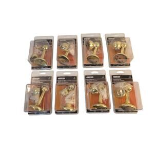 Lot of 8 Onward Magnetic Door Stops Brass 67BR Wall Mount Door Stop